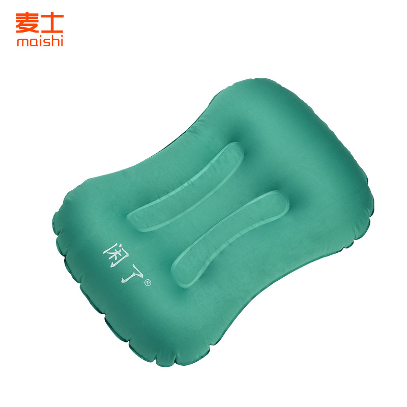 Picture of Sports Outdoor Inflatable Pillow Outdoor Supplies Pillow Protector Neck Pillow Chair Cushion Headrest Office Waist Pillow