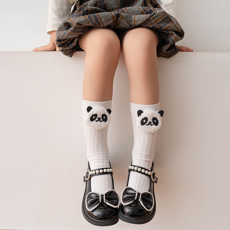 Picture of Children's cartoon socks boys and girls tube socks three-dimensional doll cute kulomi doll pile socks manufacturers wholesale