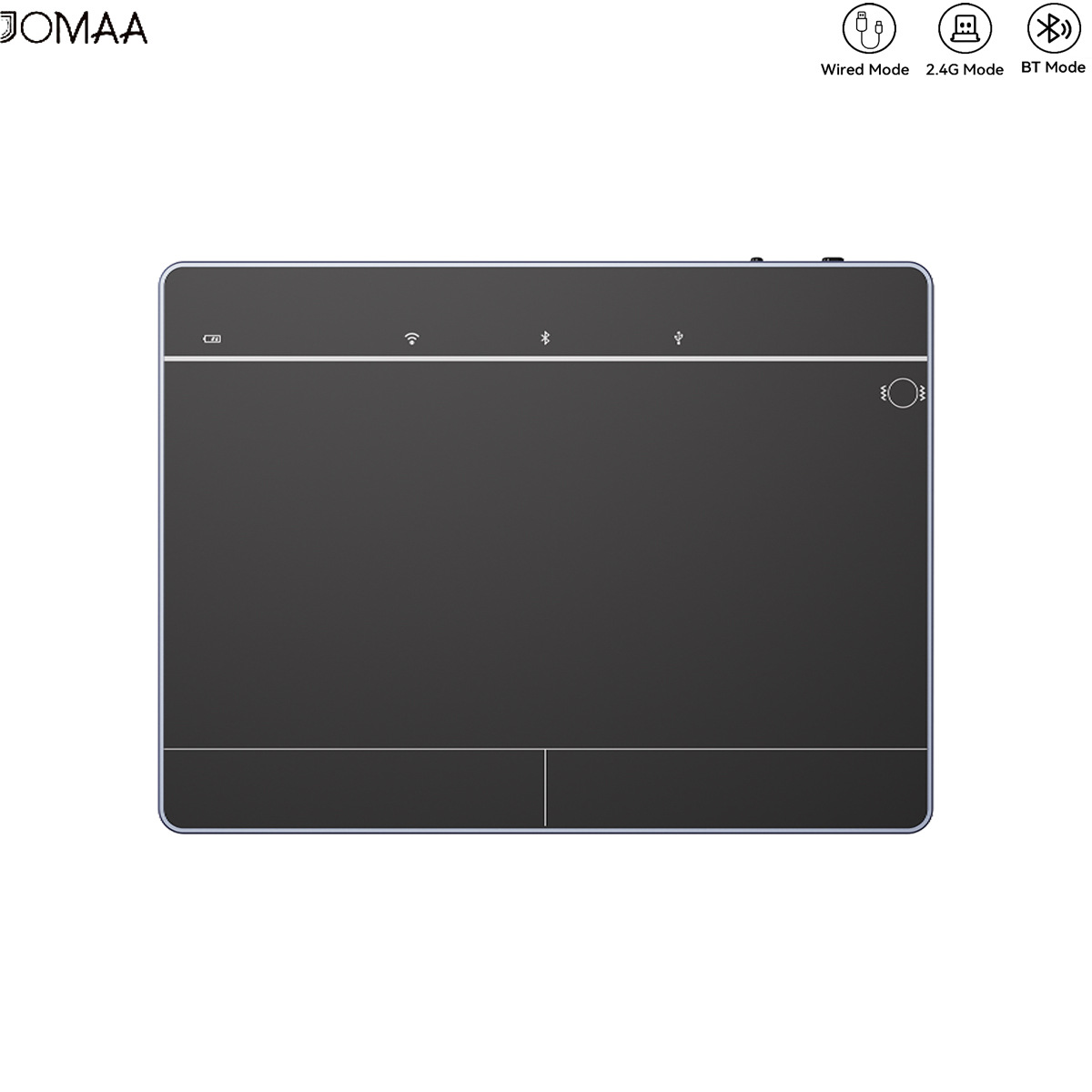 Picture of Jomaa Wireless Wired Bluetooth Touch Mouse Touch Pad Second Control Board Left and Right Key Buttons Support Win and Mac