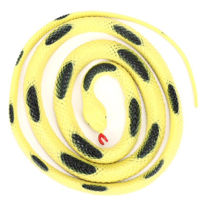 Cross-border simulation snake model python cobra animal simulation model children's toy stall scary spoof toys