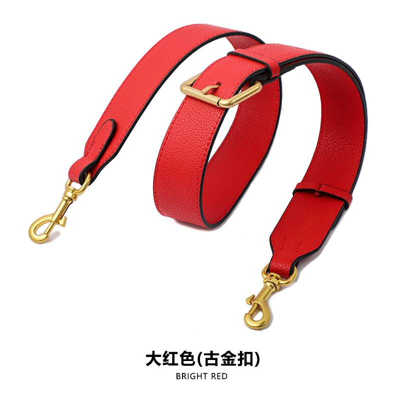 Picture of Ma Huangshi MHS-A-9 Litchi-grain Cowhide Bag Replacement Strap Dionyor Bag Long Shoulder Strap All-match Wide Shoulder Strap