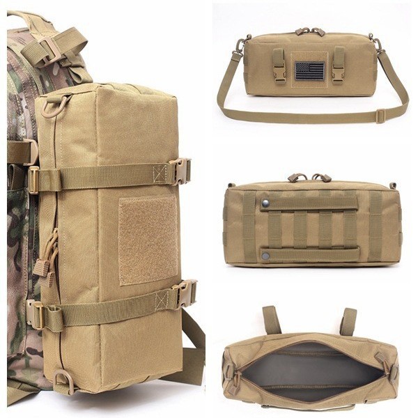 Picture of Outdoor Waterproof Tactical Accessories Large Miscellaneous Cosmetics Bag Molle Accessory Bag Outdoor Sports Storage Waist Bag