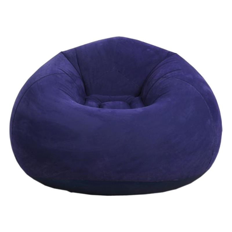 In stock wholesale flocking inflatable lazy football sofa small apartment home single sofa leisure entertainment stool
