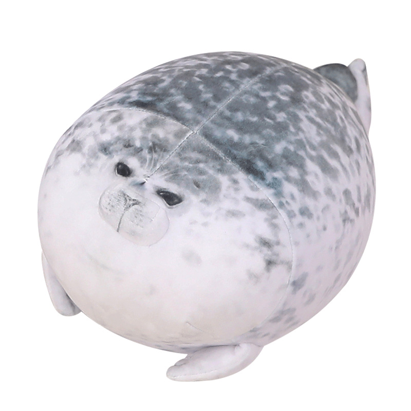 Picture of Cross-border Hot Selling Japan Osaka Seal Pillow Spotted Seal Doll Seal Plush Toy Soft Seal Doll