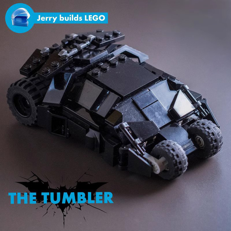 MOC Compatible Lego Boy Movie Assembled Tumbler Batmobile Assembled Set Gift Domestic Puzzle Model