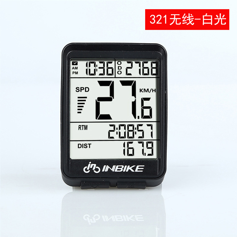 Picture of INBIKE Bicycle Code Table Riding Wireless English Mountain Bike Speed Meter Cross-border Special for Road Bike Odometer
