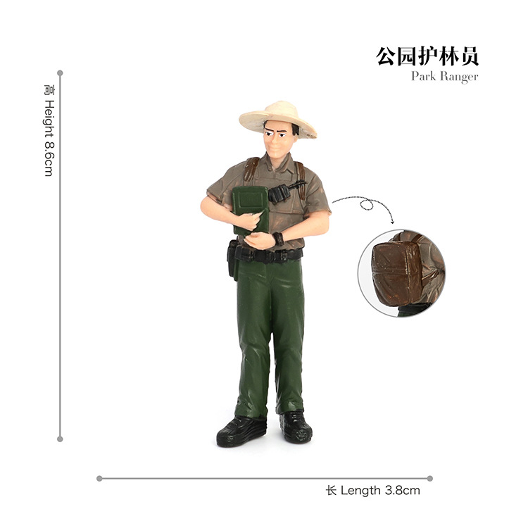 Picture of Cross-border Simulation Plant Doll Model Scene Ornaments DIY Farm House Workers Fence Stone Model Toys