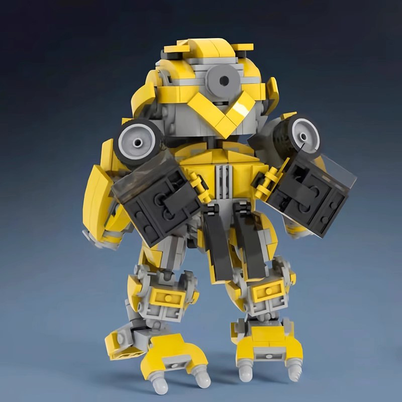 Picture of MOC compatible with Lego building blocks Suit SD BUMBLEBEE BUMBLEBEE mecha model assembled small particles domestic