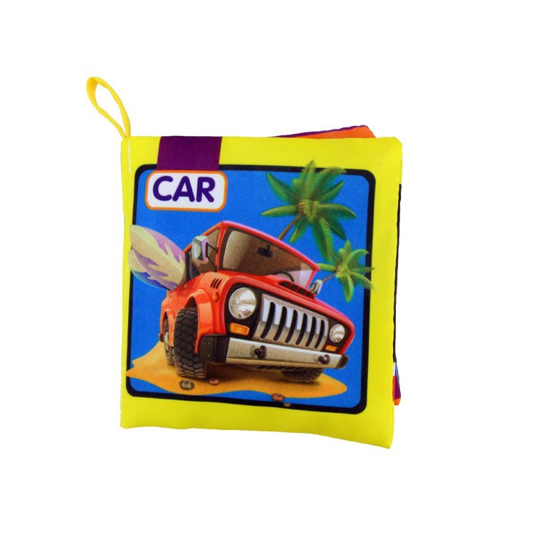 Picture of 34 cross-border newborn early education Enlightenment baby baby cloth book ringing paper BB whistle tear not to rot three-dimensional cloth book