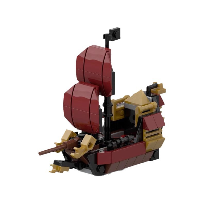 Picture of Creative MOC building blocks mini pirate ship series compatible with Lego puzzle diy assembled toy model gift ornaments