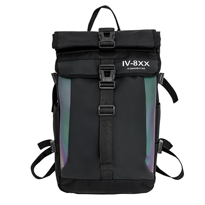 Picture of Schoolbag Ins Japanese Style Street Fashion Brand Sports Reflective Backpack Trendy Large Capacity Travel Backpack for Male College Students