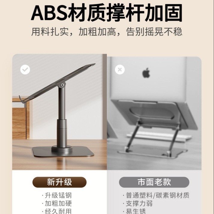 Picture of 360-degree rotating laptop stand folding hanging portable cooling desktop heightening flat support stand