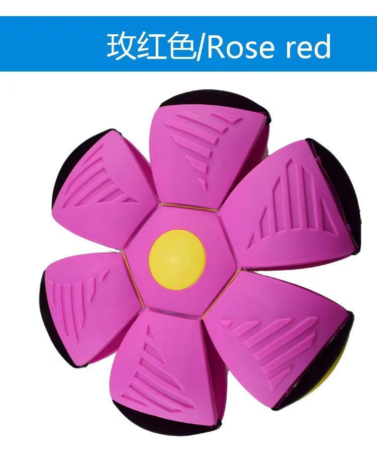 Picture of Step on the ball magic flying saucer ball luminous decompression deformation release bouncing ball Frisbee parent-child interactive toy ball