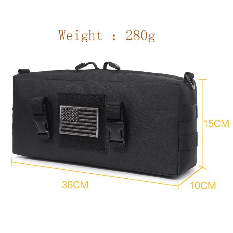 Picture of Outdoor Waterproof Tactical Accessories Large Miscellaneous Cosmetics Bag Molle Accessory Bag Outdoor Sports Storage Waist Bag