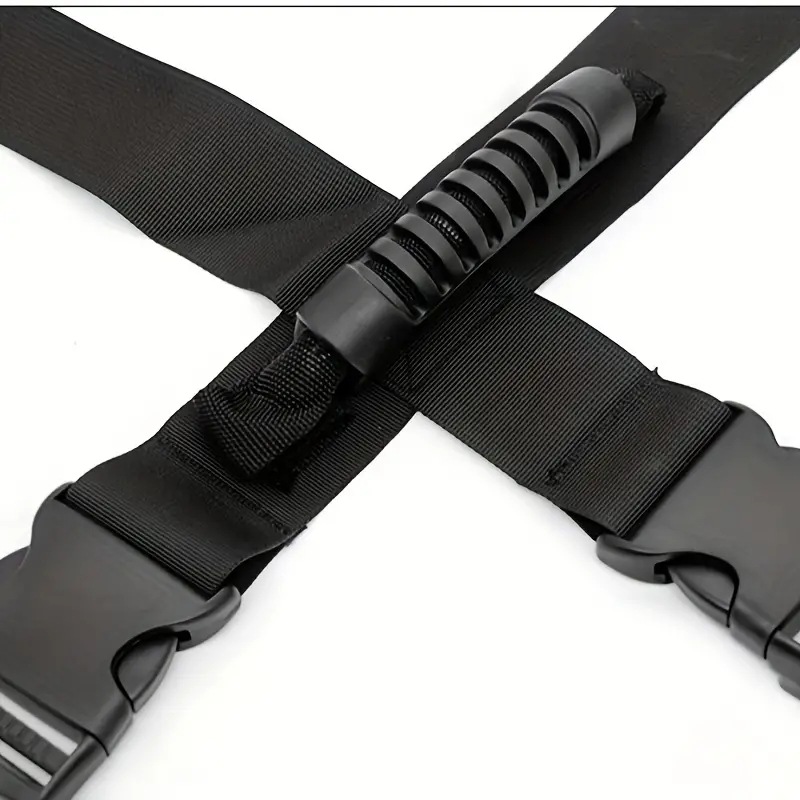 Picture of Handlebar hand luggage strap design length adjustable packing belt luggage case tie rope belt cross packing belt