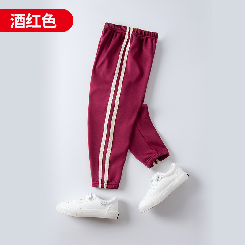 Picture of Men's and Women's Pants Fleece-lined Thickened Autumn Wear Children's Sports Pants Outer Wear Women's Spring and Autumn Warm Casual Pants