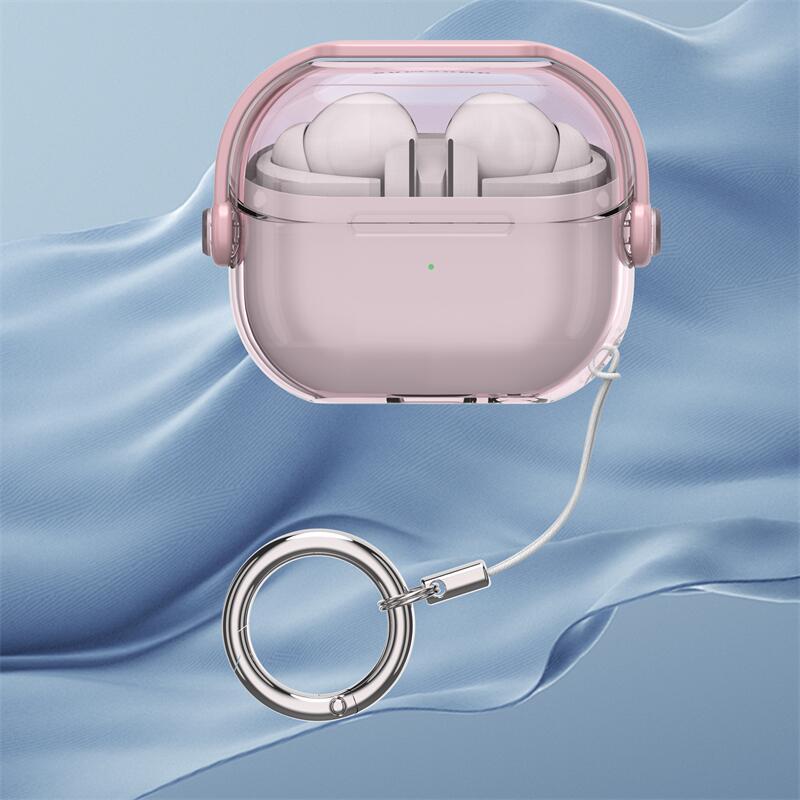 Picture of For Samsung Galaxy Buds3 Pro Protective Case Transparent Lock Earphone Case Buds3 Earphone Case