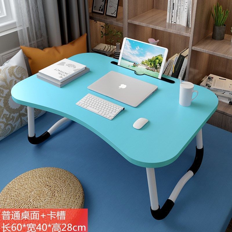 Picture of Bed Desk Computer Desk Dormitory Simple Folding Table Bedroom Simple Student Learning Small Table Lazy Writing Desk