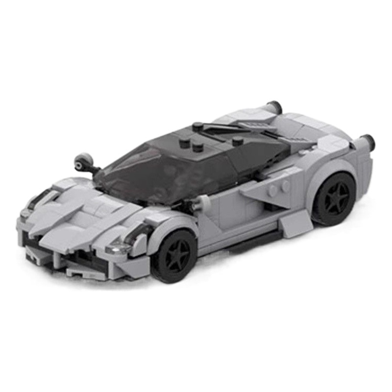 MOC blocks compatible with Lego 8-car Ferrari FXXK V2 super race car speed series Boys