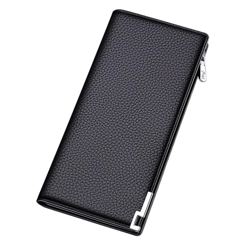 King Paul's New Business Wallet Men's Head Layer Cowhide Long Wallet Real Cowhide Credit Card Holder Men's Wallet