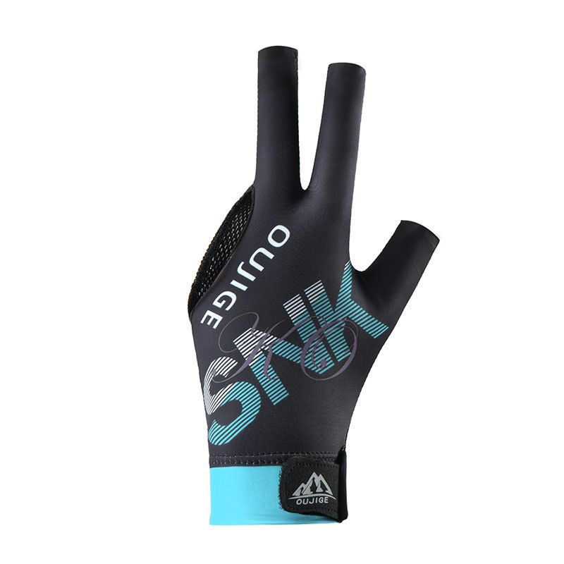 Picture of Billiards Gloves Three-finger Half-finger Non-slip Lightweight Breathable Single Billiards Hall Snooker Table Gloves for Men and Women