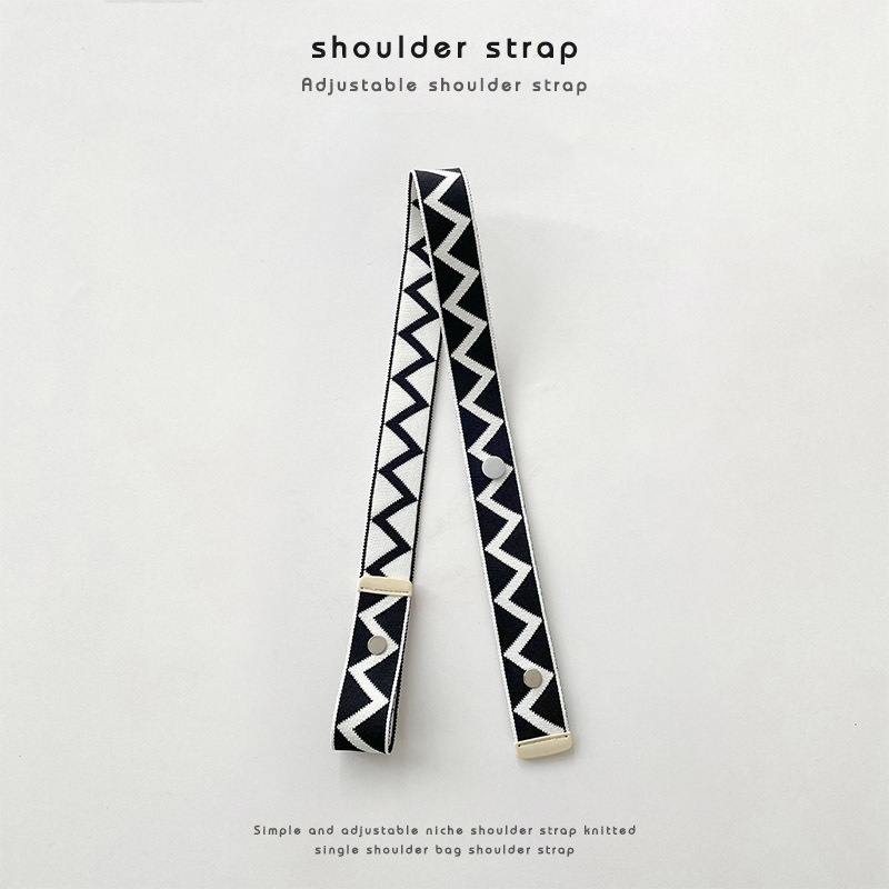 Picture of Adjustable Bag Strap Niche Design Knitted Shoulder Bag Crossbody Bag PU Leather Handbag Shoulder Strap Replacement Accessories