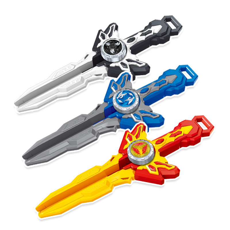 Picture of Children's new launch gyro sword cartoon weapon alloy battle gun kindergarten stall toy wholesale