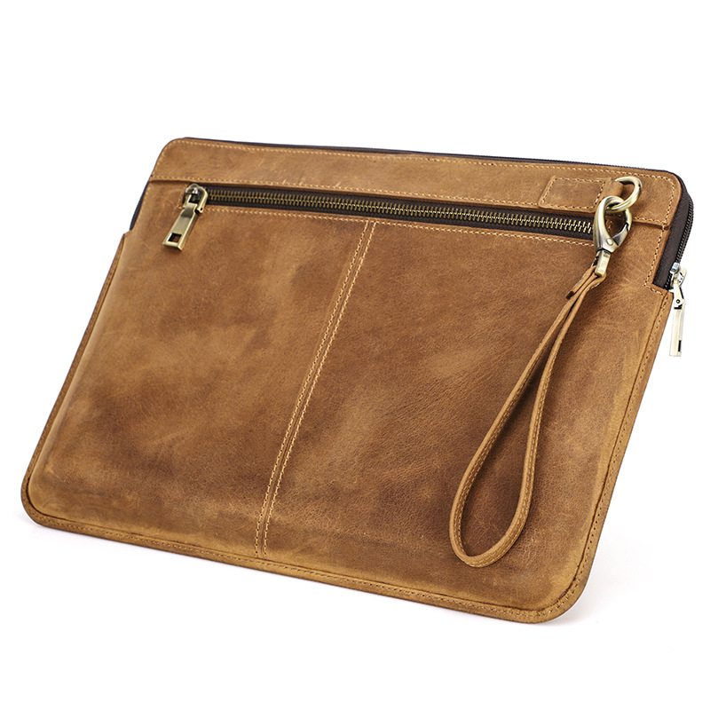Picture of Suitable for new macbookpro14 protective case genuine leather apple laptop cowhide liner bag wholesale