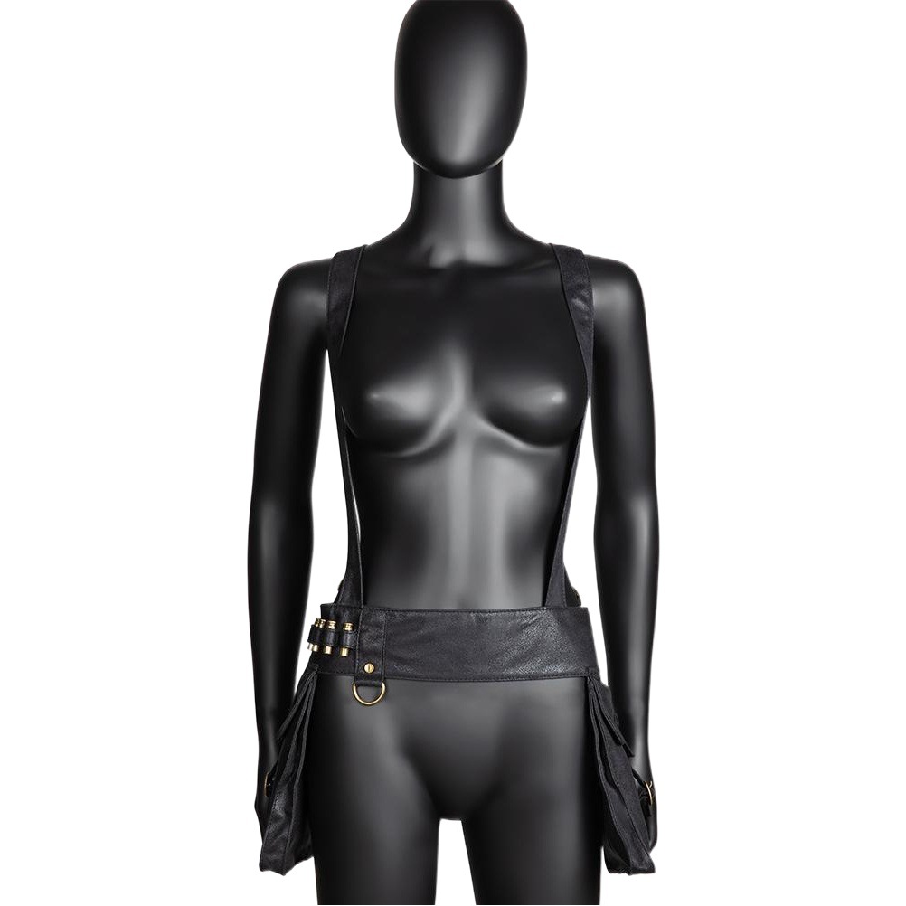 Foreign Trade New Women's Bag Amazon Cross-border European and American Punk Armor Women's Backpack Clothing Accessories Waist Bag