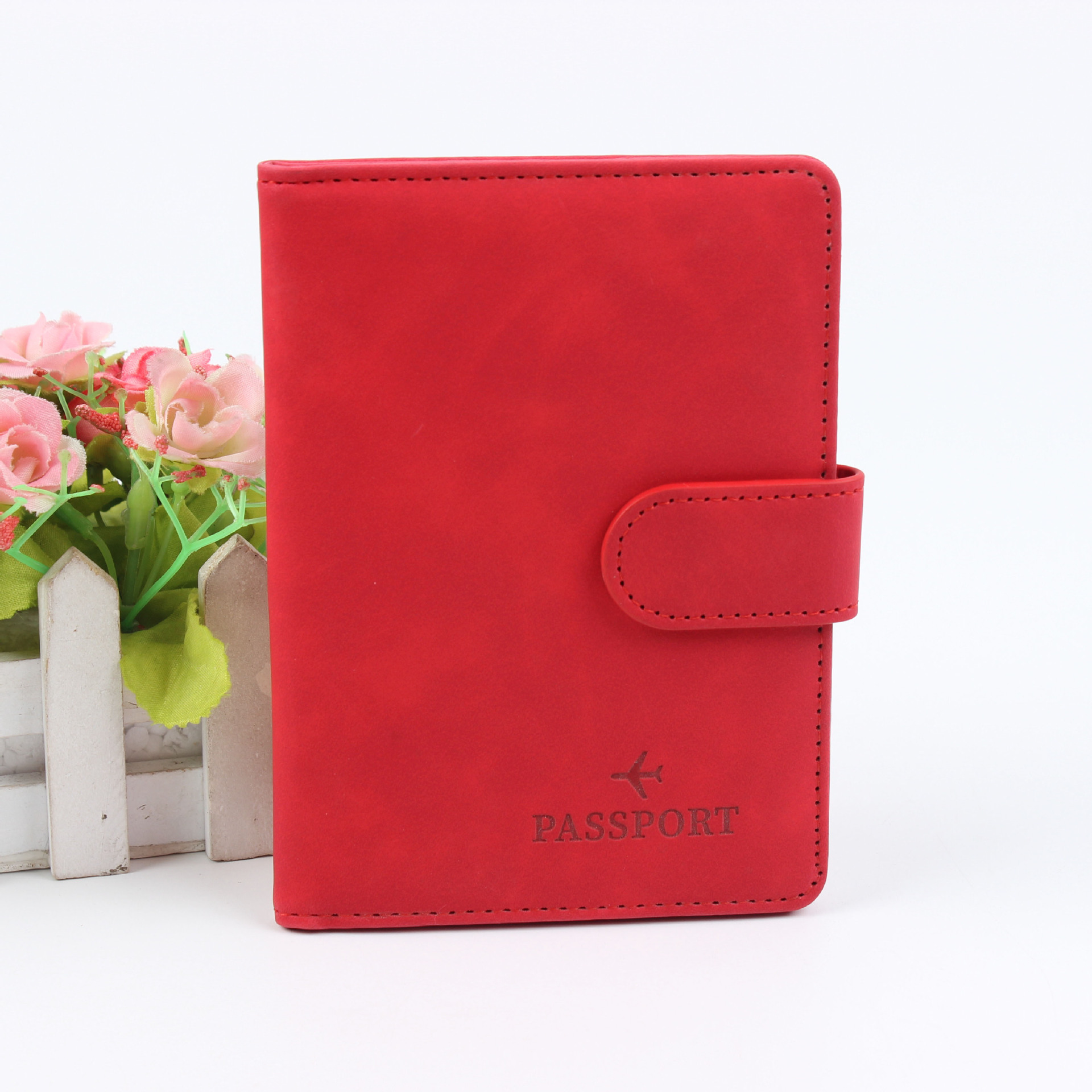 Picture of Spot New Rfid Passport Holder Convenient Multi-Functional Document Holder Pu Material Storage Travel Passport Bag
