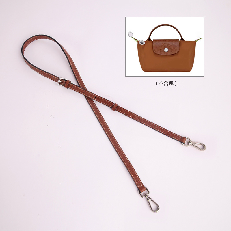 Picture of Mini Dumpling Bag Cowhide Shoulder Strap Punch-Free Crossbody Bag with Mini Adjustable Replacement Genuine Leather Strap