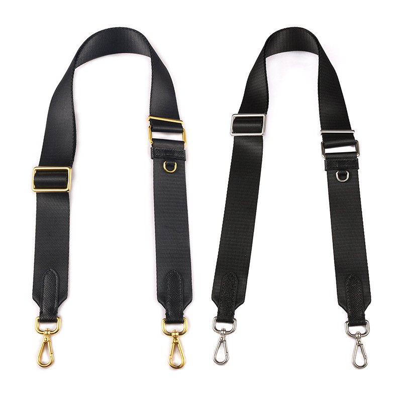 Picture of MHS-F-1 Black Replacement Wide Shoulder Strap for Hobo Cotton and Lylon Crossbody Bag Backpack with Accessories Bag Shoulder Strap