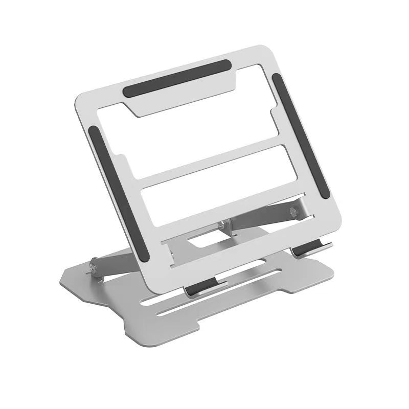 Picture of Metal Laptop Bracket Computer Bracket Steel Gold Lifting Portable Elevator Rack Base Folding Heat Rack