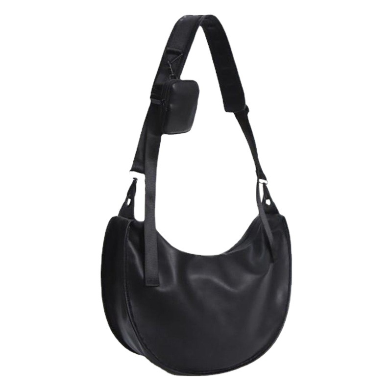 Japanese Retro Shoulder Crossbody Bag Male Student School Bag Large Capacity Simple Messenger Bag Soft Leather Backpack