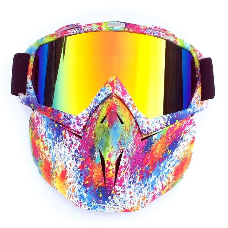 Picture of Factory direct supply retro mask goggles off-road motorcycle racing goggles outdoor riding glasses ski goggles