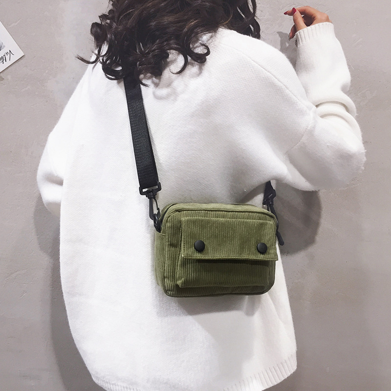 Wholesale a generation of hair messenger bag girl fashion velvet Joker student mobile phone bag casual Harajuku style shoulder bag