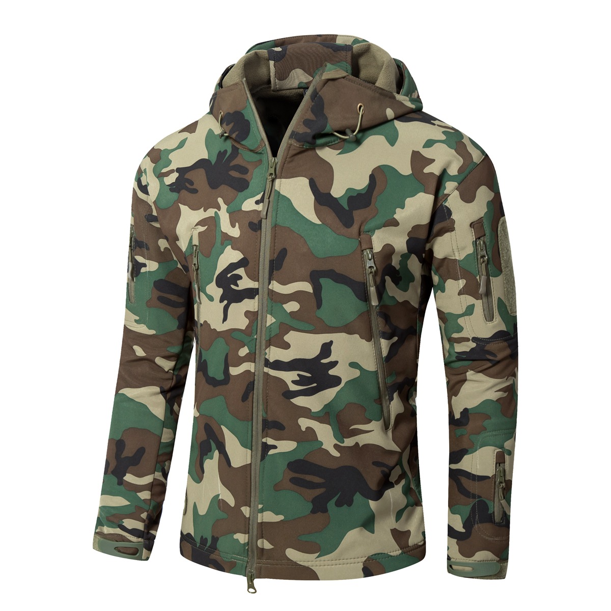 Picture of Shark skin soft shell assault coat size tactical military fans windproof warm outdoor mountaineering suit a generation of hair