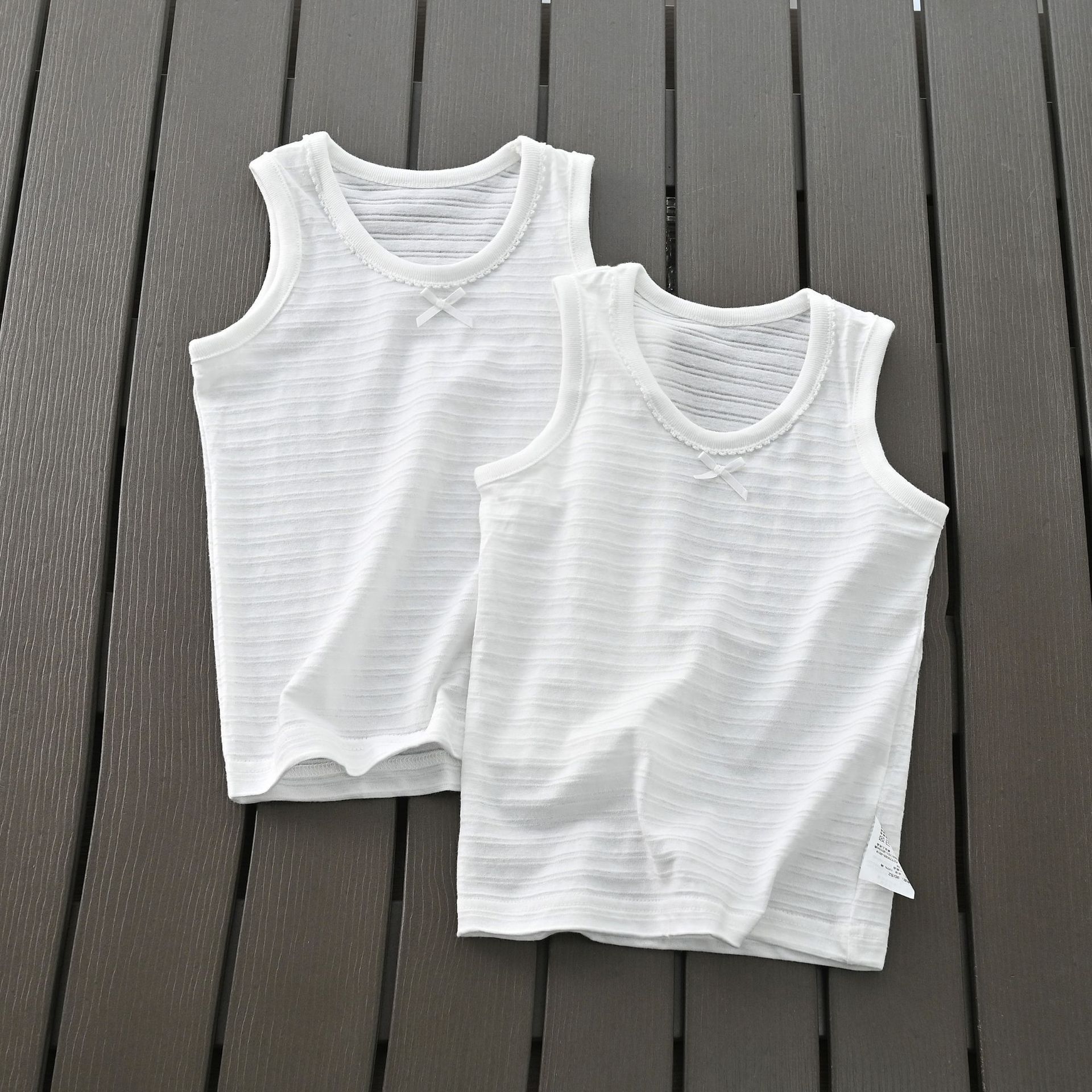 Picture of Distribution generation vest children's pure cotton export children's clothing source factory New Japanese style breathable sweat-absorbent boy spring and summer