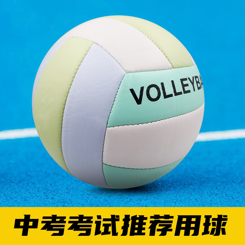 Picture of Standard No. 5 primary school children's high school entrance examination special soft training PU skin machine sewing soft beach volleyball