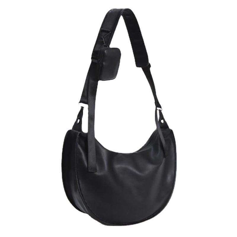 Picture of Japanese Retro Shoulder Crossbody Bag Male Student School Bag Large Capacity Simple Messenger Bag Soft Leather Backpack