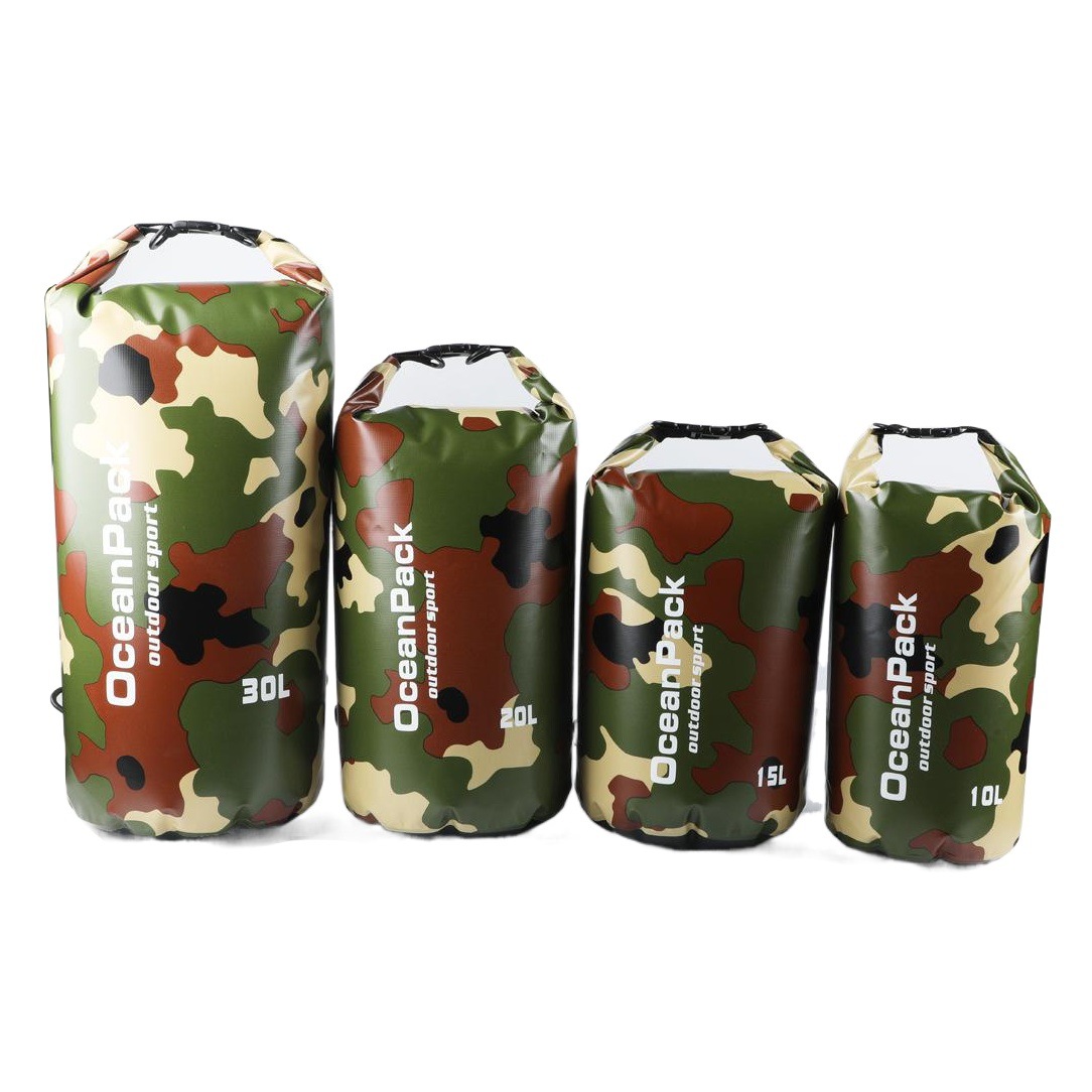 high quality Camouflage Drift Waterproof Bag Single Shoulder Dry Bag Outdoor Waterproof Bag Amazon Hot Selling Drift Bag