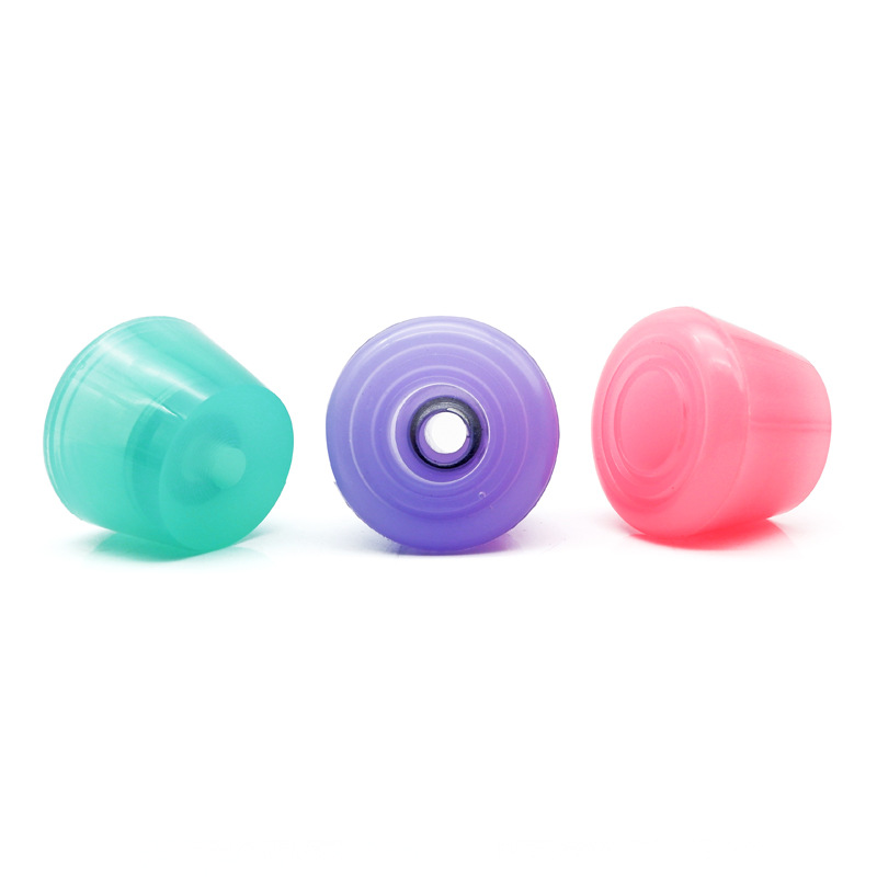 Picture of Double Row Roller Skates Brake Glue Four-Wheel Roller Skates Pu Wear-Resistant Jelly Green Brake Head Skates Brake