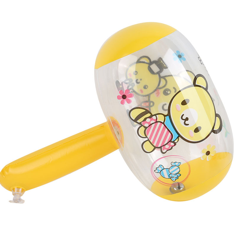 Picture of Cartoon inflatable hammer toy small size hammer with Bell hammer baby balloon children children stall supply wholesale