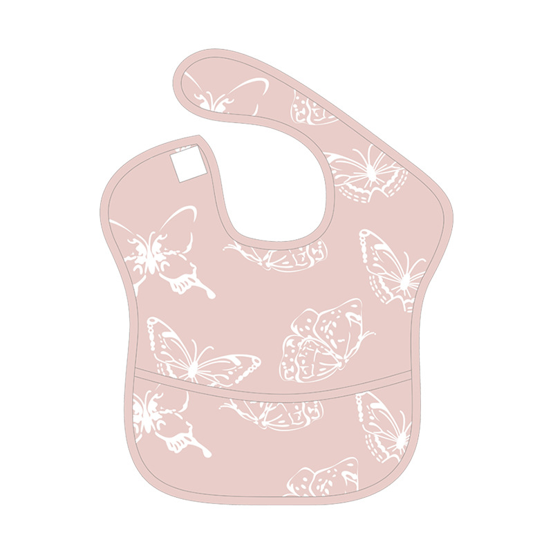 Picture of Summer Baby Waterproof Saliva Napkin Bib Kidsren's Eating Bag Feeding Supplement Bag 1-4 Years Old Anti-Vomiting