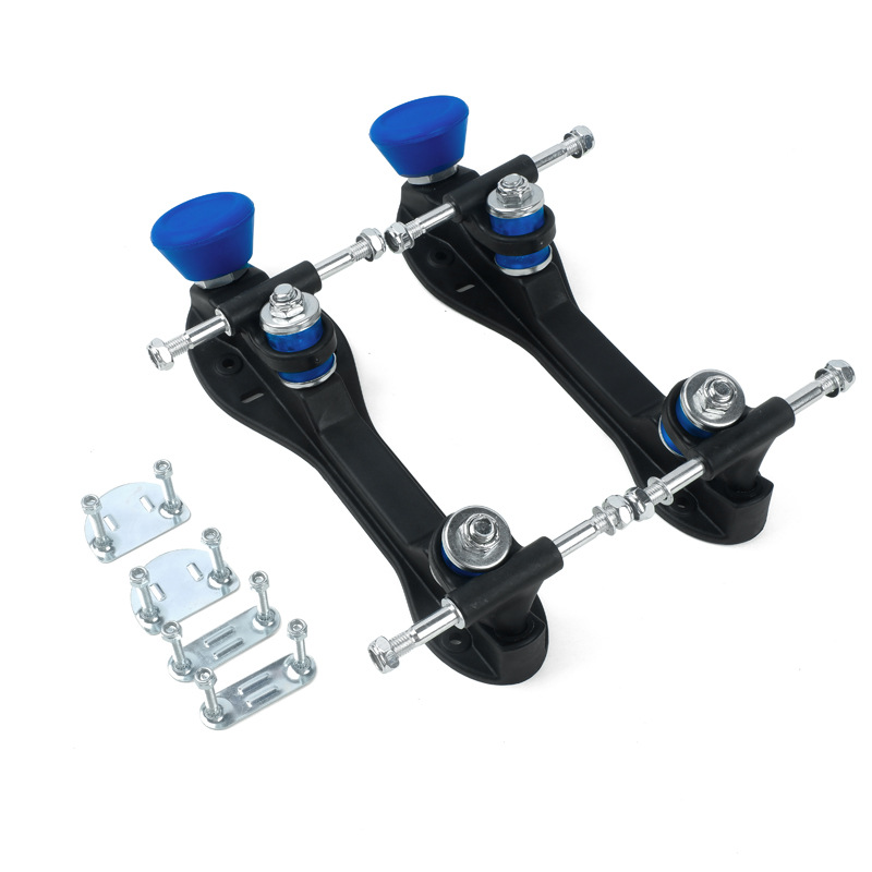 Picture of Double Row Roller Skate Car Adjustable Brake Head Base Roller Skate Accessories Four-wheel Skate Triangle Bracket