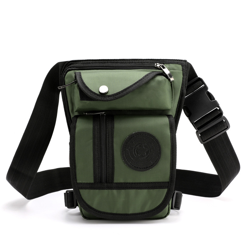 Picture of Wholesale Dropshipping Men's Lightweight Fashionable Leg Bag Fashionable Lightweight Large Capacity Nylon Cloth Waist Bag Warrior Camouflage Chest Bag