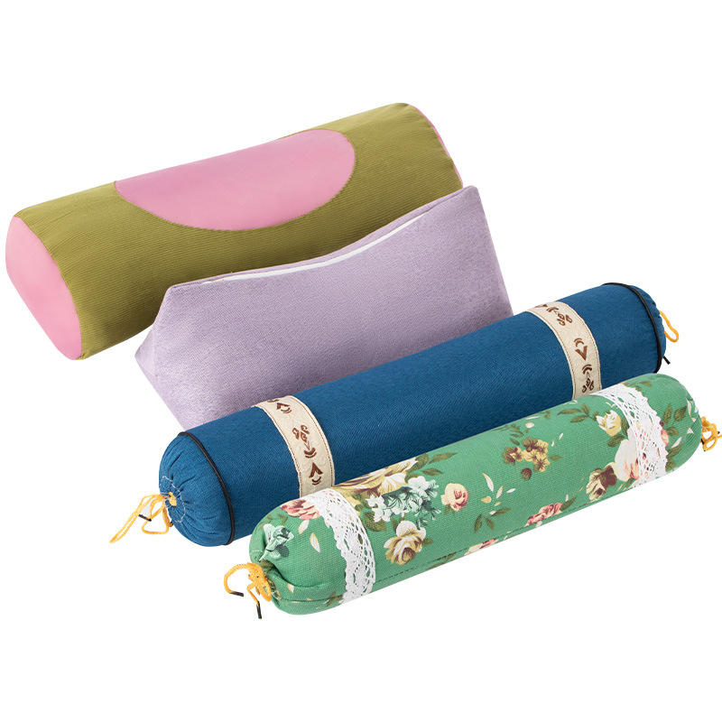 Picture of wormwood pillow wormwood pillow cylindrical pillow triangle pillow candy pillow moxibustion neck protection wormwood pillow home cervical pillow