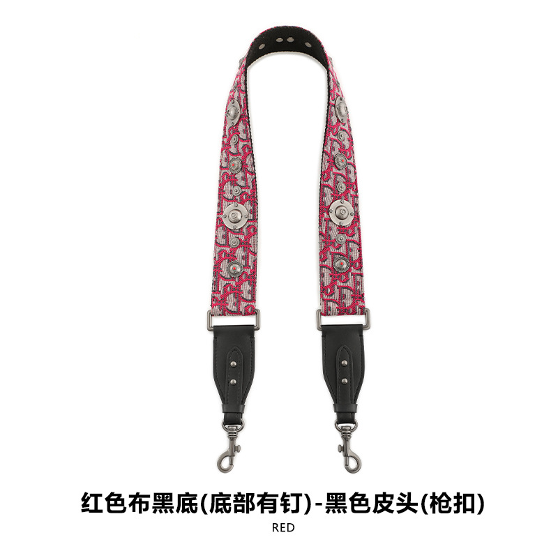 Picture of Mahuangshi MHS-F-66 Wide Bag with Canvas Shoulder Strap Shoulder Crossbody Cowhide Bag Accessories Bag Strap Comfortable D