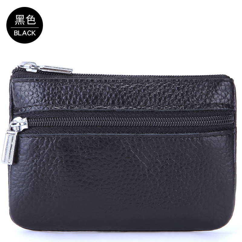 Picture of Factory direct real leather mini wallet Korean version of cute coin storage bag zipper coin purse can be distributed agent
