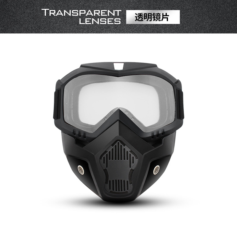 Picture of Retro Harley motorcycle mask riding goggles Harley mask windproof mirror off-road vehicle sports helmet mask